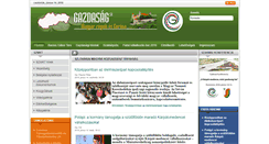 Desktop Screenshot of gazdasag.sk