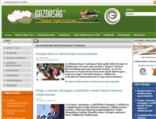 Tablet Screenshot of gazdasag.sk